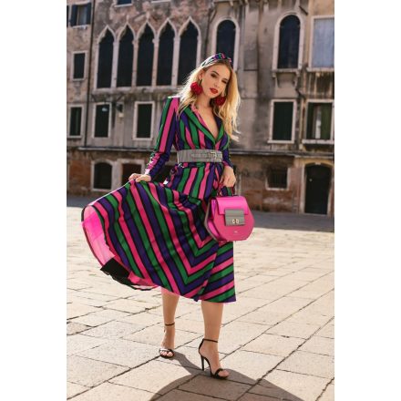 HA Pre Tee Bag – Csíkos pink