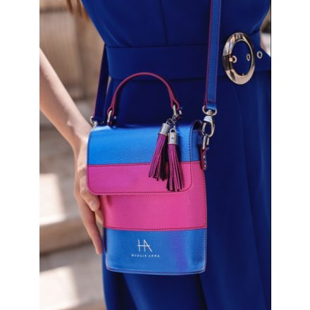 HA Festy Bag – Metál kék fukszia